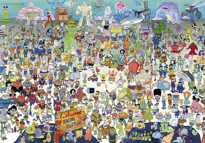 SpongeBob Series - Welcome to Bikini Bottom | TOI | 1000 Piece Puzzle | Jigsaw Puzzle - Mystery Matrix