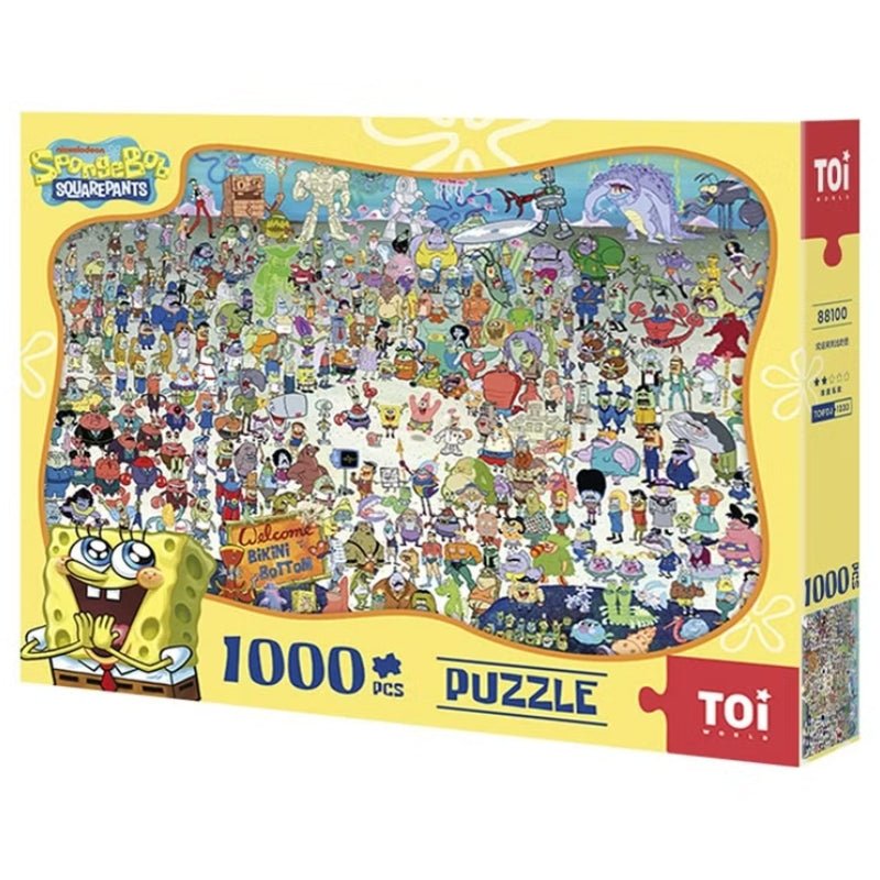 SpongeBob Series - Welcome to Bikini Bottom | TOI | 1000 Piece Puzzle | Jigsaw Puzzle - Mystery Matrix