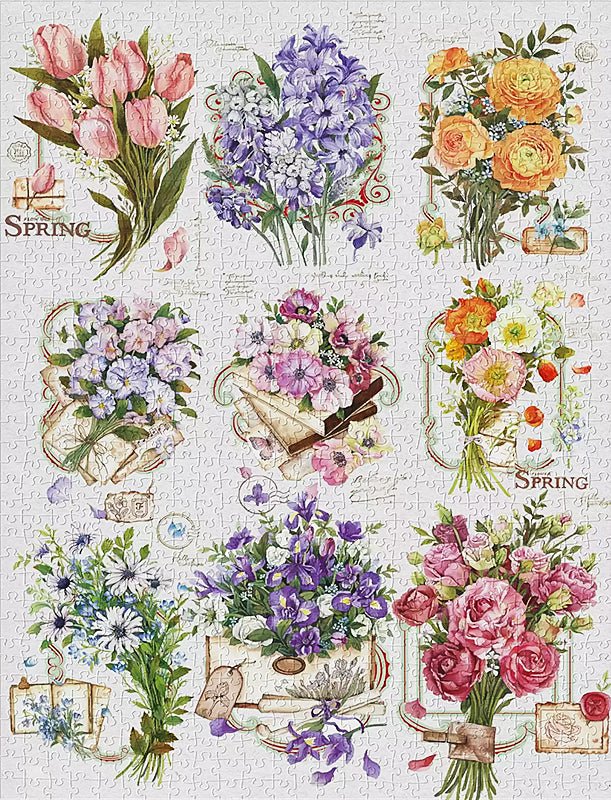 Spring Breeze Brings Messages | Kessing | 1000 Piece Puzzle | Jigsaw Puzzle - Mystery Matrix
