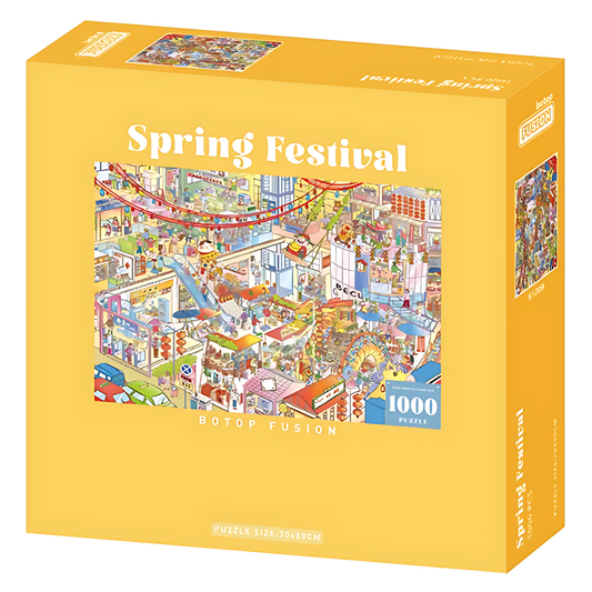 Spring Festival | Botop Fusion | 1000 Piece Puzzle | Jigsaw Puzzle - Mystery Matrix