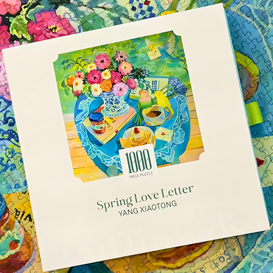 Spring Love Letter | Puffinkids | 1000 Piece Puzzle | Jigsaw Puzzle - Mystery Matrix