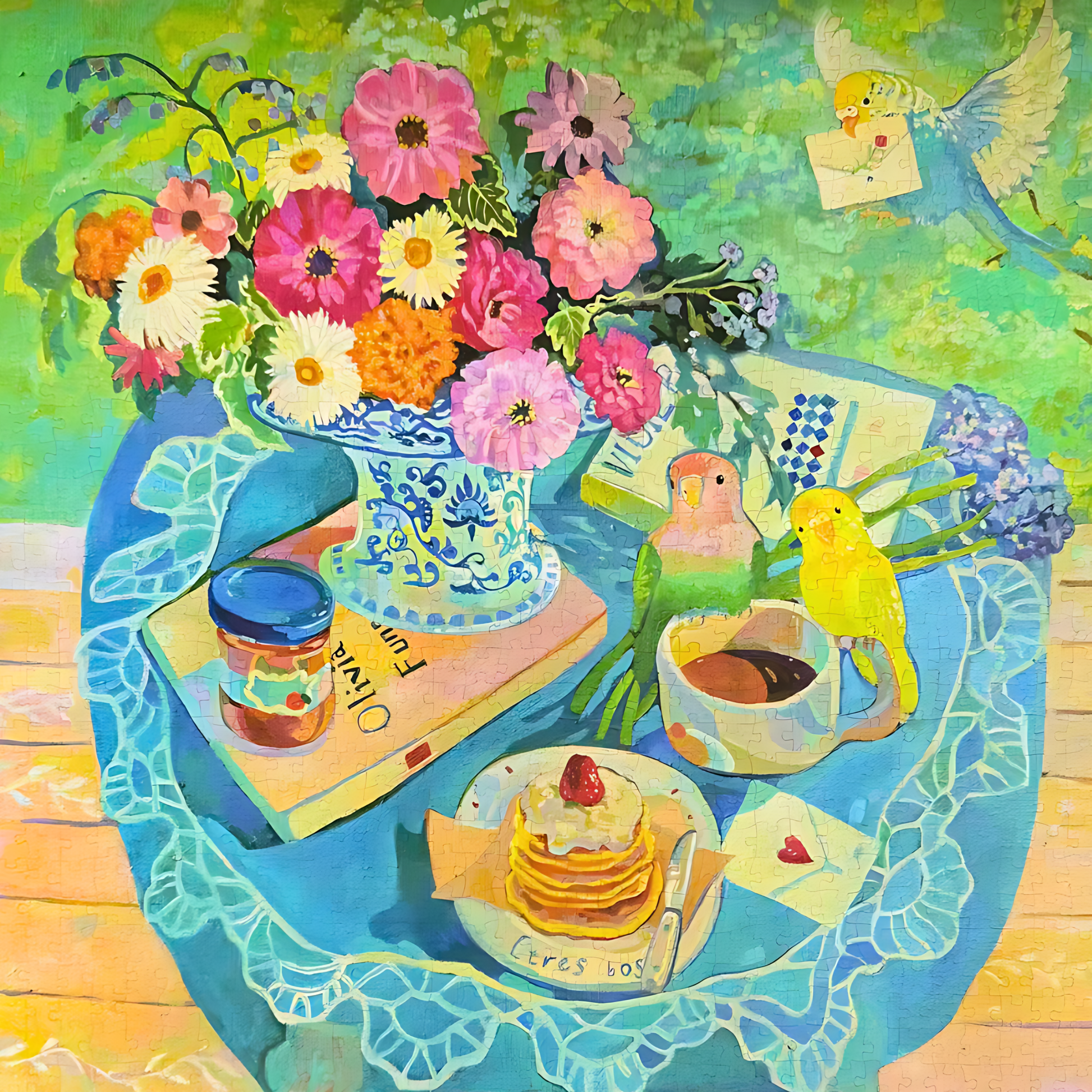 Spring Love Letter | Puffinkids | 1000 Piece Puzzle | Jigsaw Puzzle - Mystery Matrix