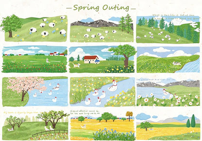 Spring Outing | Botop | 1000 Piece Puzzle | Jigsaw Puzzle - Mystery Matrix