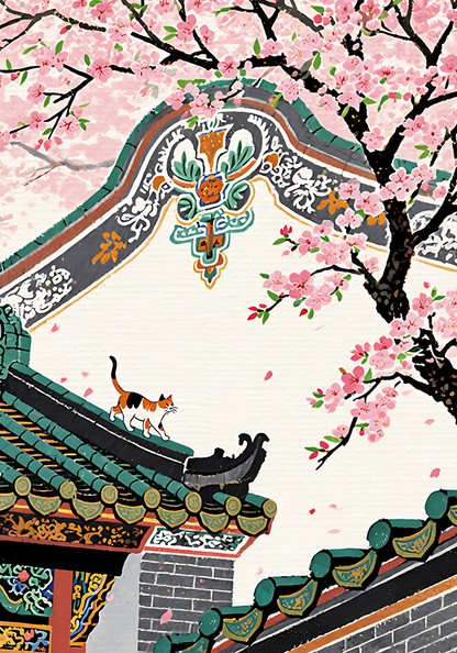 Spring Scenery | Botop Blackcard | 300 Piece Puzzle | Jigsaw Puzzle - Mystery Matrix