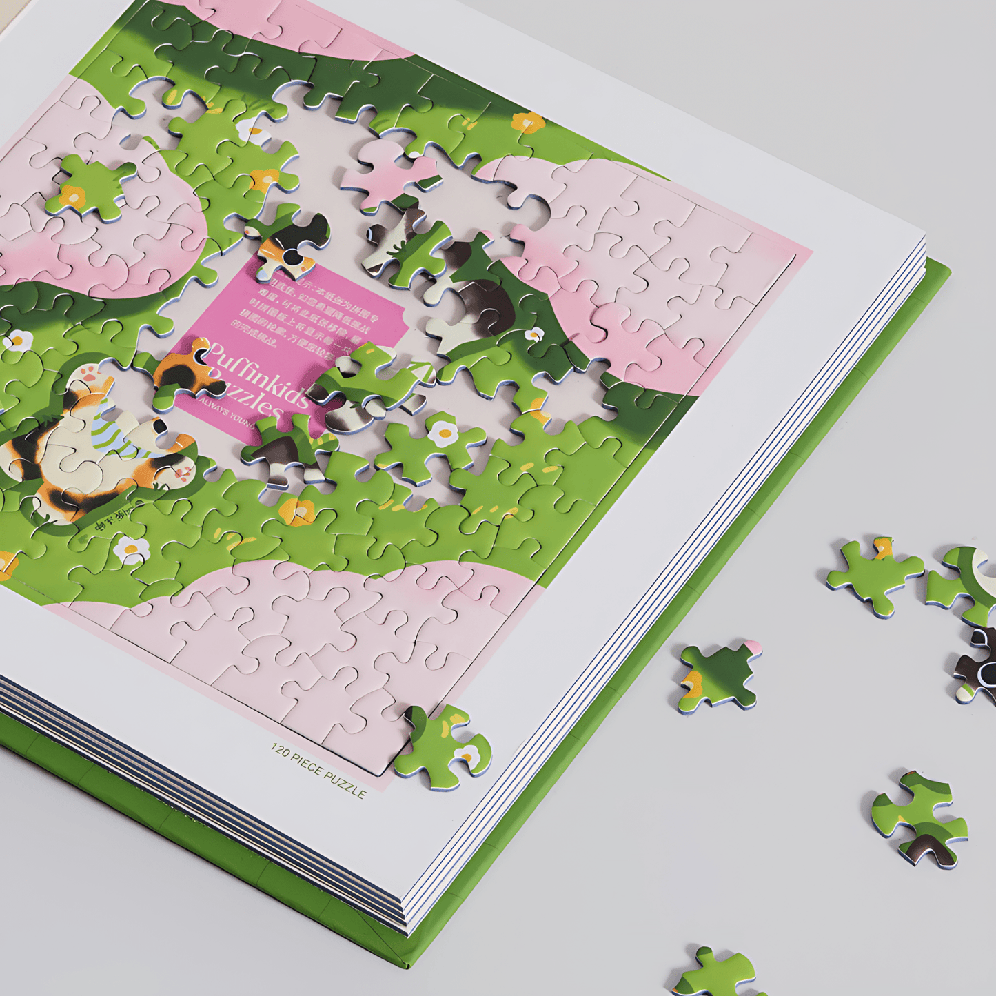Spring Storybook | Puffinkids | 6 in 1 Mini Puzzle Book Set | Jigsaw Puzzle - Mystery Matrix