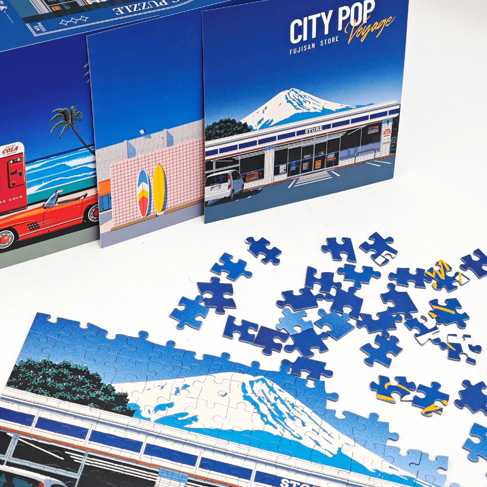 Stay with Fuji | Seren Art | 324 Piece Puzzle | Jigsaw Puzzle - Mystery Matrix