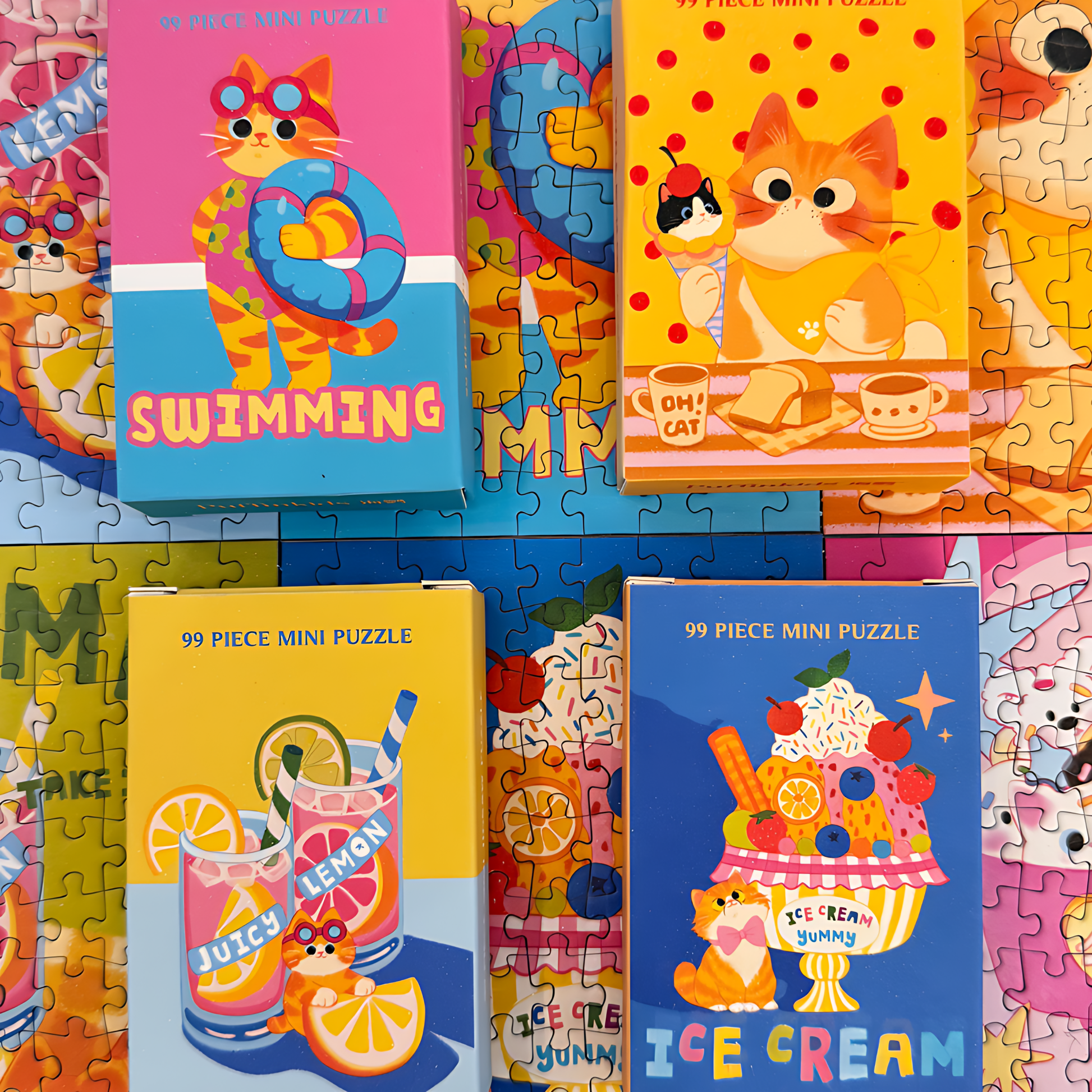Summer Breeze | Puffinkids | 6 in 1 Mini Puzzle | Jigsaw Puzzle - Mystery Matrix