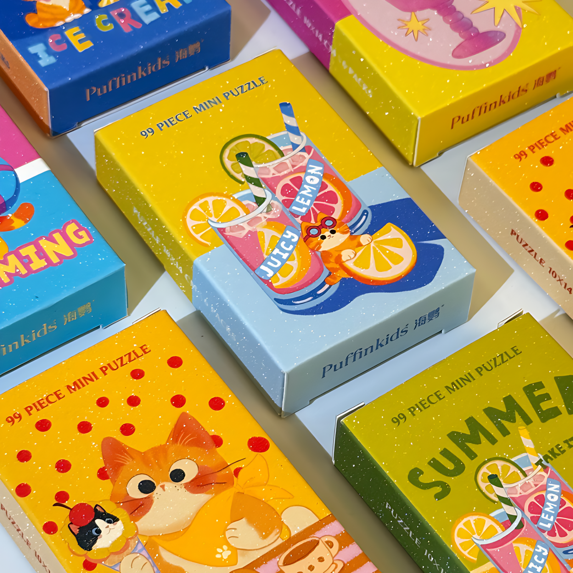 Summer Breeze | Puffinkids | 6 in 1 Mini Puzzle | Jigsaw Puzzle - Mystery Matrix