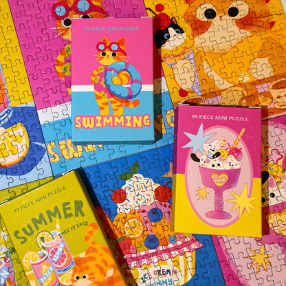 Summer Breeze | Puffinkids | 6 in 1 Mini Puzzle | Jigsaw Puzzle - Mystery Matrix