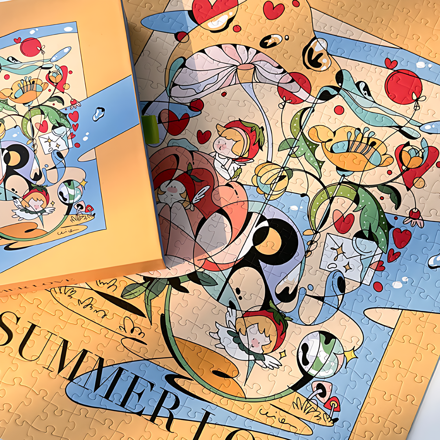 Summer Love | Puffinkids | 500 Piece Puzzle | Jigsaw Puzzle - Mystery Matrix