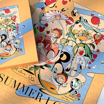 Summer Love | Puffinkids | 500 Piece Puzzle | Jigsaw Puzzle - Mystery Matrix