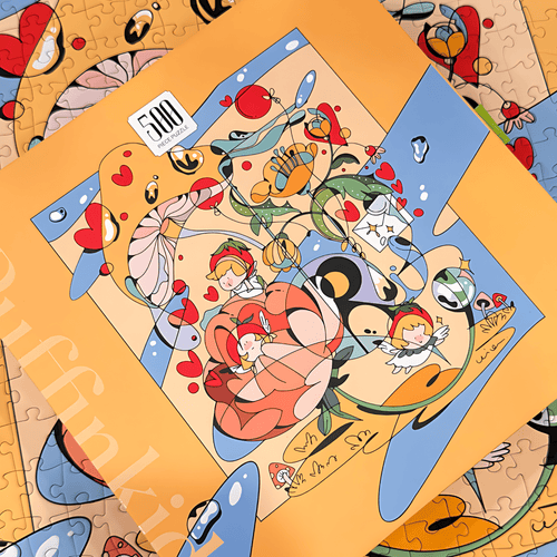 Summer Love | Puffinkids | 500 Piece Puzzle | Jigsaw Puzzle - Mystery Matrix