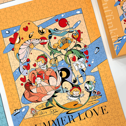 Summer Love | Puffinkids | 500 Piece Puzzle | Jigsaw Puzzle - Mystery Matrix