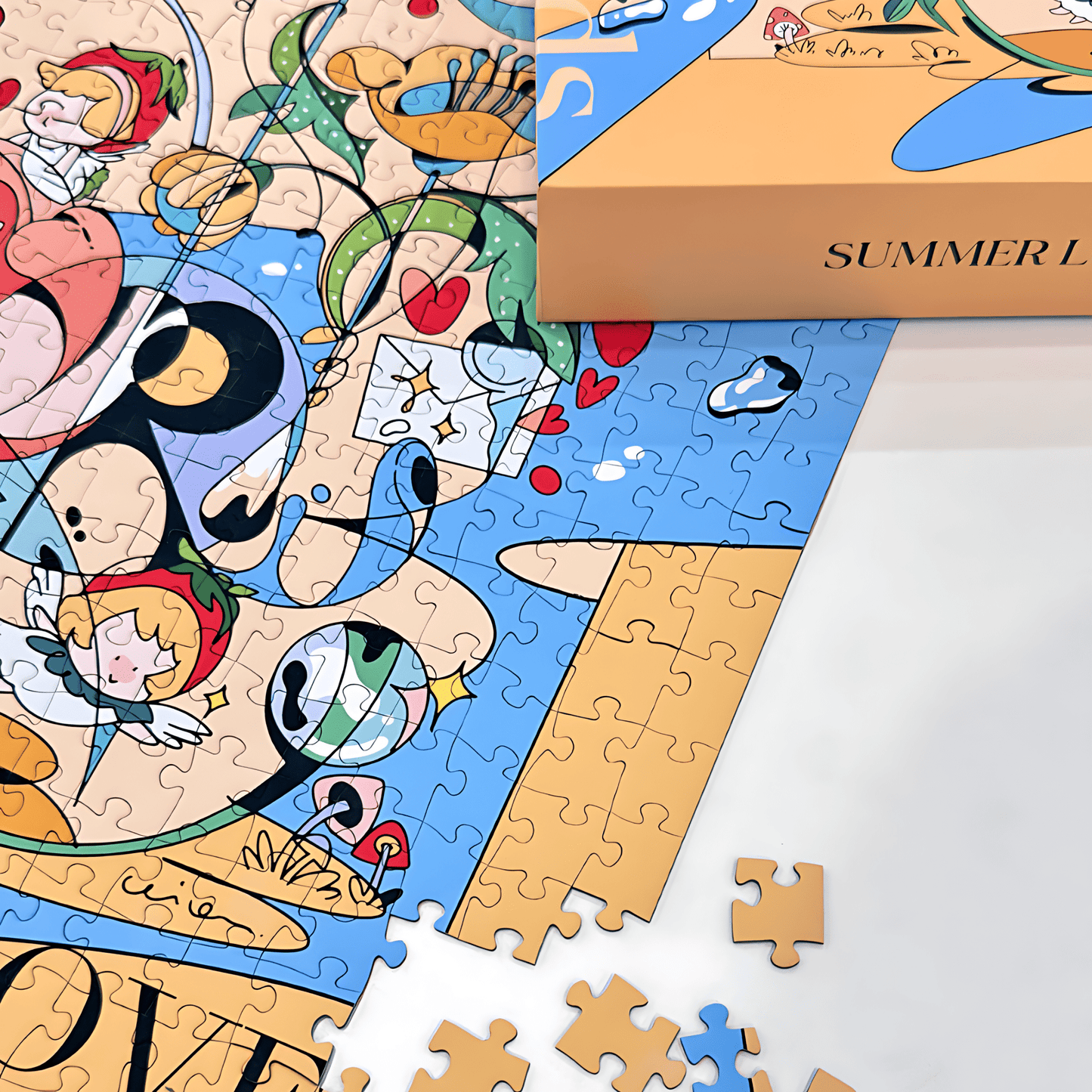 Summer Love | Puffinkids | 500 Piece Puzzle | Jigsaw Puzzle - Mystery Matrix