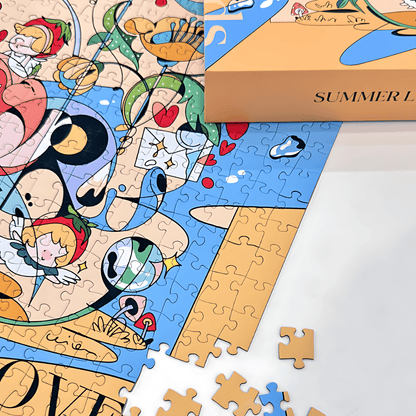Summer Love | Puffinkids | 500 Piece Puzzle | Jigsaw Puzzle - Mystery Matrix