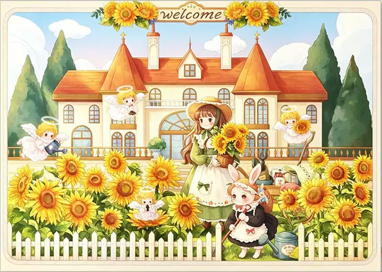 Sunflower Farm | Kessing | 1000 Piece Puzzle | Jigsaw Puzzle - Mystery Matrix