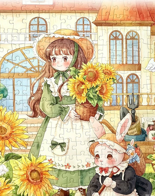 Sunflower Farm | Kessing | 1000 Piece Puzzle | Jigsaw Puzzle - Mystery Matrix