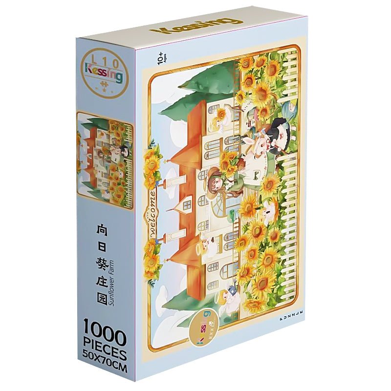 Sunflower Farm | Kessing | 1000 Piece Puzzle | Jigsaw Puzzle - Mystery Matrix