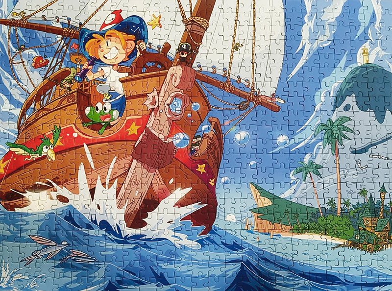 Sweep Ahead Full Sail | Kessing | 500 Piece Puzzle | Jigsaw Puzzle - Mystery Matrix
