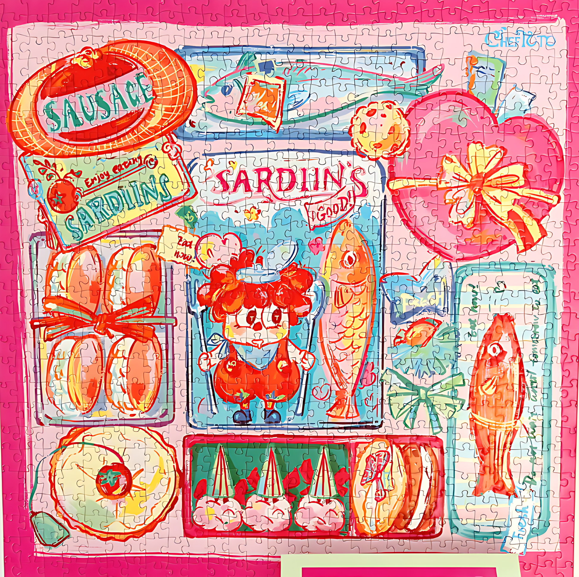 Sweet Bento | Dreamer Puzzle | 728 Piece Puzzle | Jigsaw Puzzle - Mystery Matrix