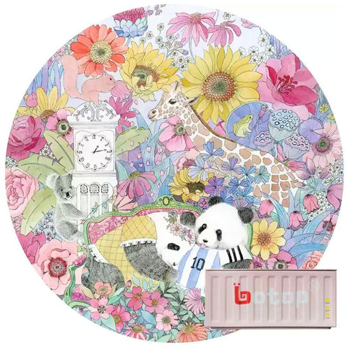 Sweet Panda | Botop | Mini Puzzle | Metal Container | Jigsaw Puzzle - Mystery Matrix
