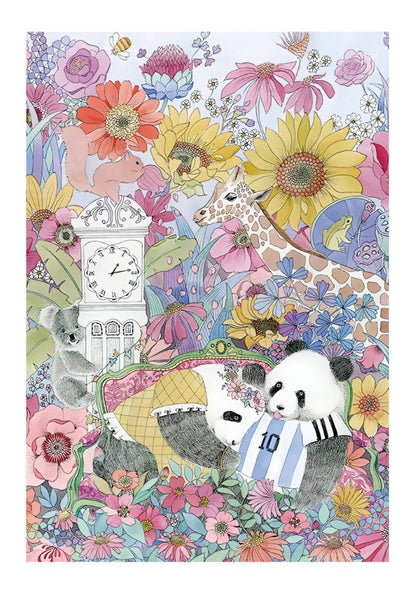 Sweet Panda | Botop | Mini Puzzle | Metal Container | Jigsaw Puzzle - Mystery Matrix