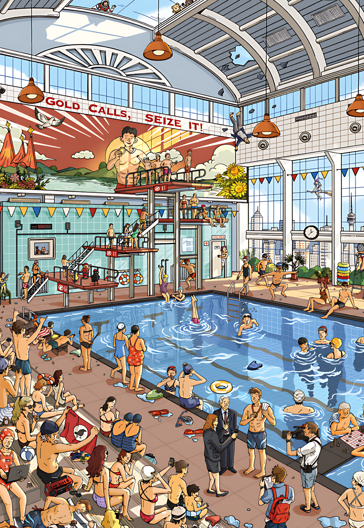 Swimming | Botop Fusion | 1000 Piece Puzzle | Jigsaw Puzzle - Mystery Matrix
