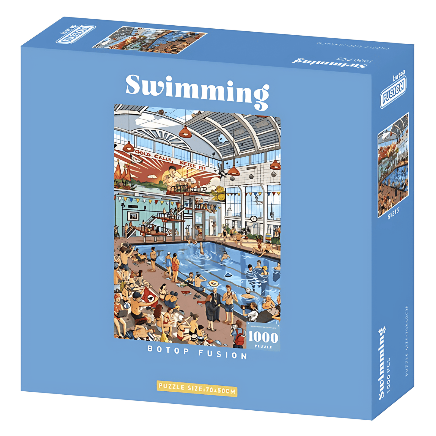 Swimming | Botop Fusion | 1000 Piece Puzzle | Jigsaw Puzzle - Mystery Matrix