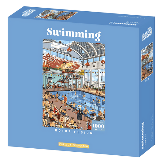 Swimming | Botop Fusion | 1000 Piece Puzzle | Jigsaw Puzzle - Mystery Matrix
