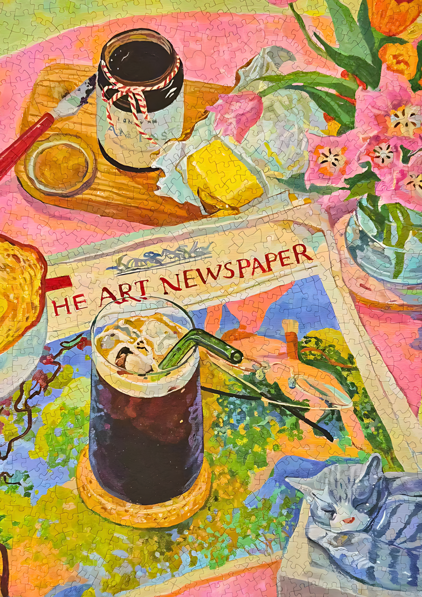 The Breakfast Gallery | Puffinkids | 1000 Piece Puzzle | Jigsaw Puzzle - Mystery Matrix