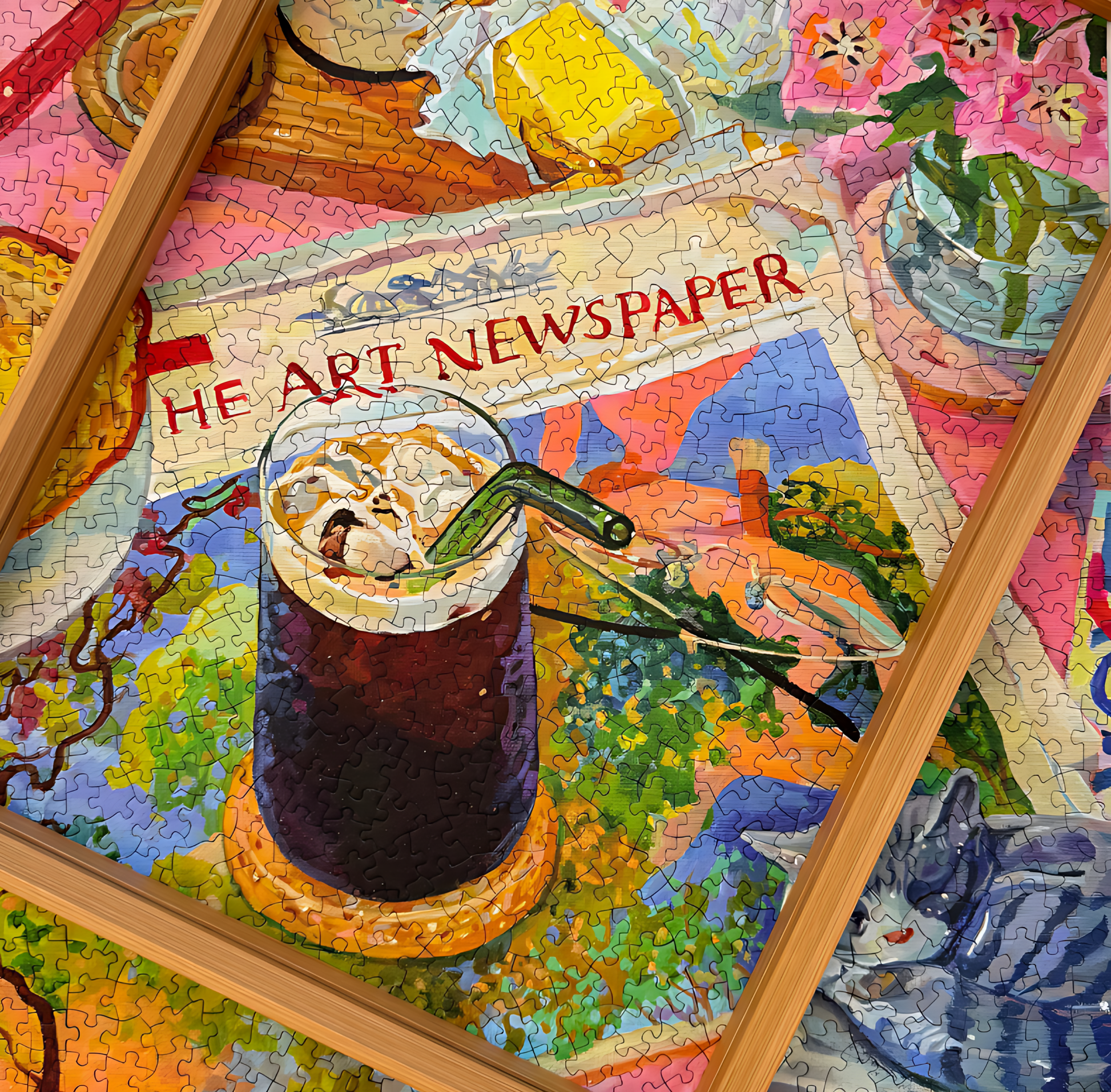The Breakfast Gallery | Puffinkids | 1000 Piece Puzzle | Jigsaw Puzzle - Mystery Matrix