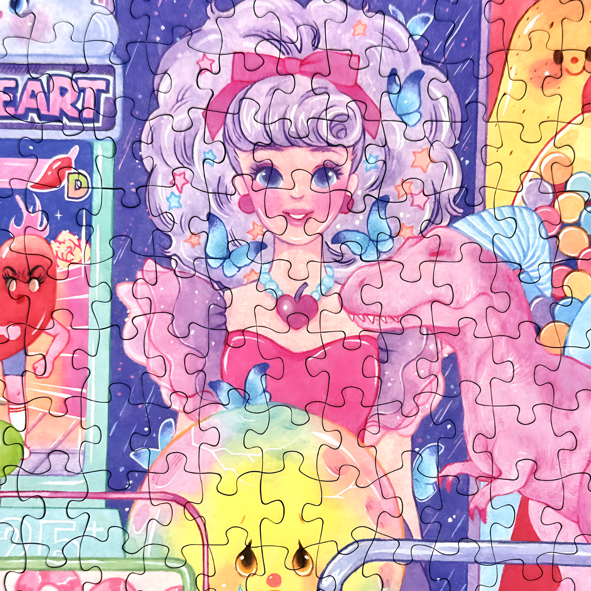 The Doll Wall | Puffinkids | 1000 Piece Puzzle | Jigsaw Puzzle - Mystery Matrix