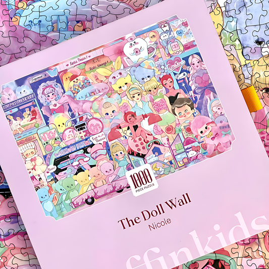 The Doll Wall | Puffinkids | 1000 Piece Puzzle | Jigsaw Puzzle - Mystery Matrix