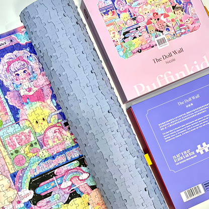 The Doll Wall | Puffinkids | 1000 Piece Puzzle | Jigsaw Puzzle - Mystery Matrix