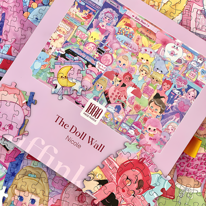 The Doll Wall | Puffinkids | 1000 Piece Puzzle | Jigsaw Puzzle - Mystery Matrix
