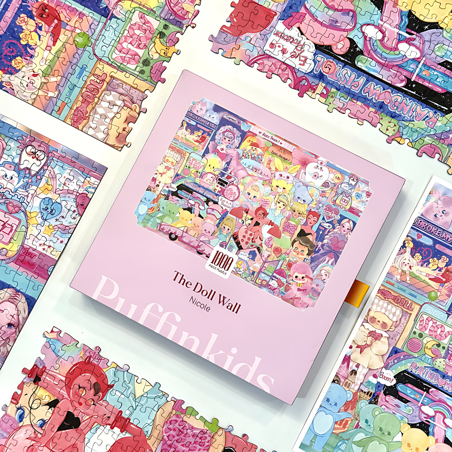 The Doll Wall | Puffinkids | 1000 Piece Puzzle | Jigsaw Puzzle - Mystery Matrix