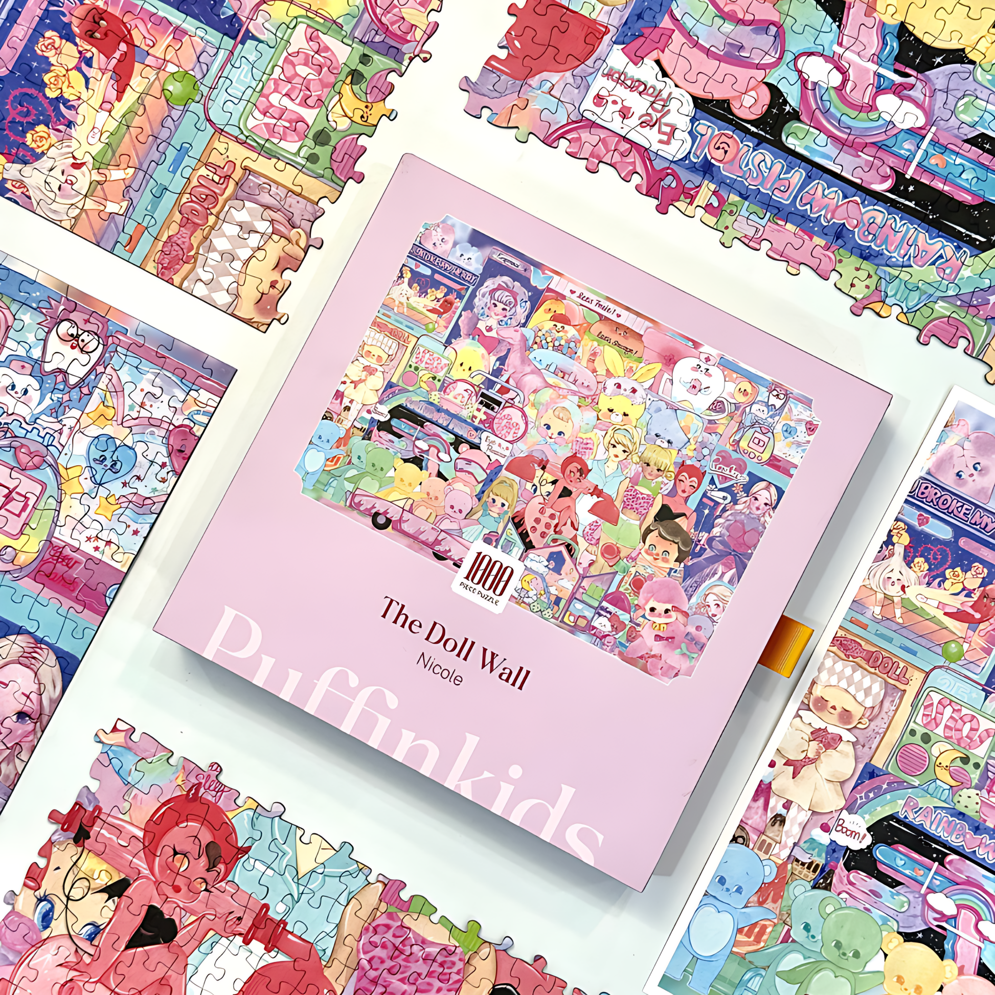 The Doll Wall | Puffinkids | 1000 Piece Puzzle | Jigsaw Puzzle - Mystery Matrix