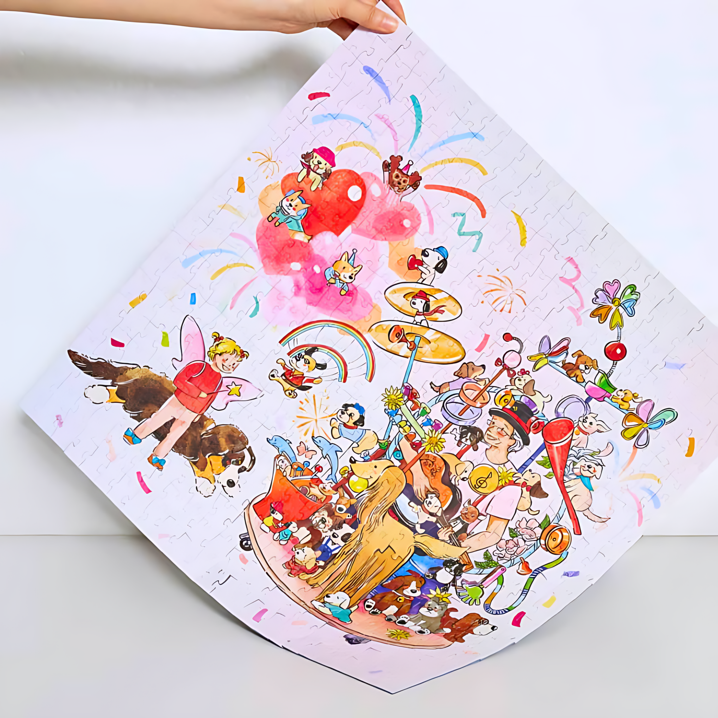 The Joyful Party | Puffinkids | 500 Piece Puzzle | Jigsaw Puzzle - Mystery Matrix