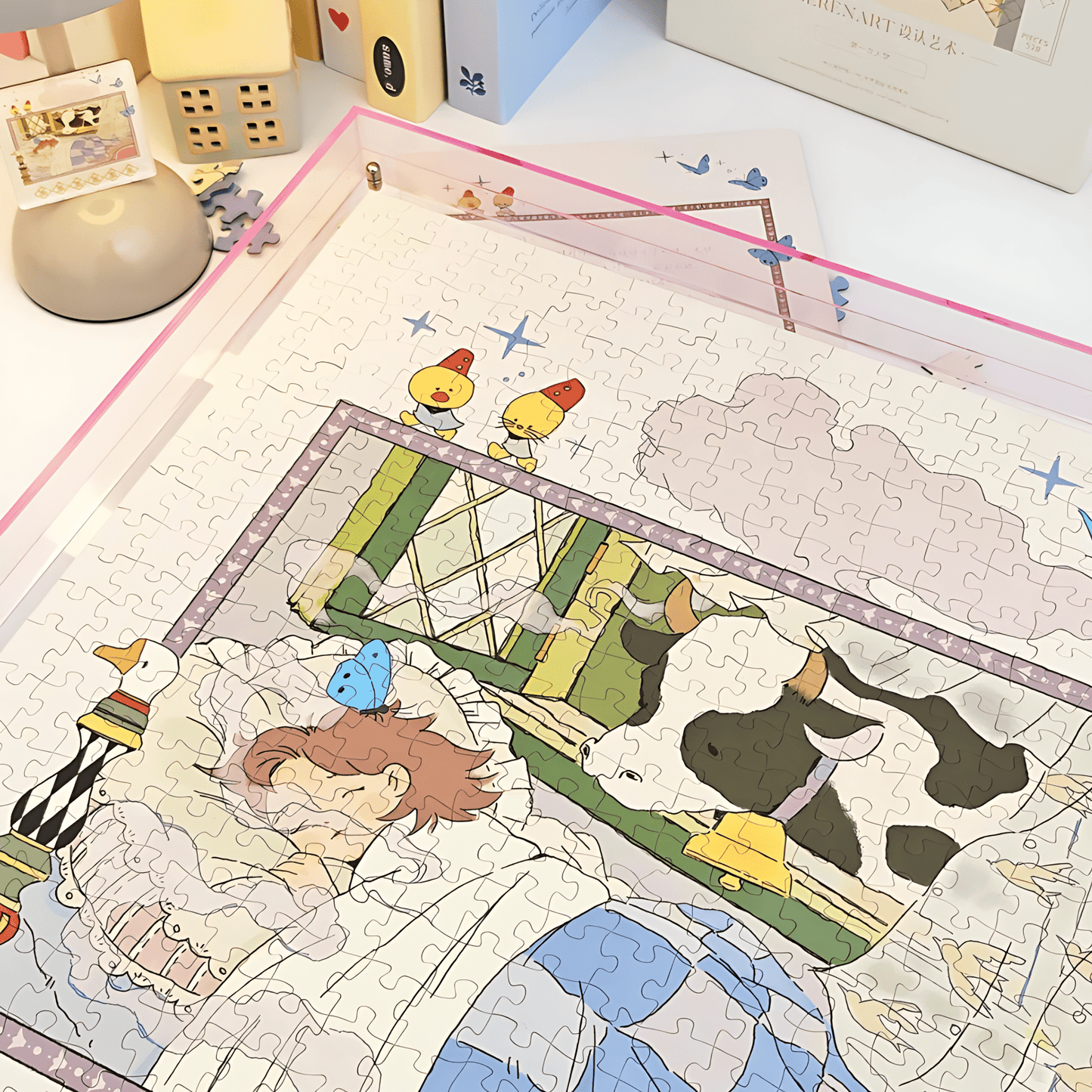 The Night She First Dreamed | Seren Art | 528 Piece Puzzle | Jigsaw Puzzle - Mystery Matrix