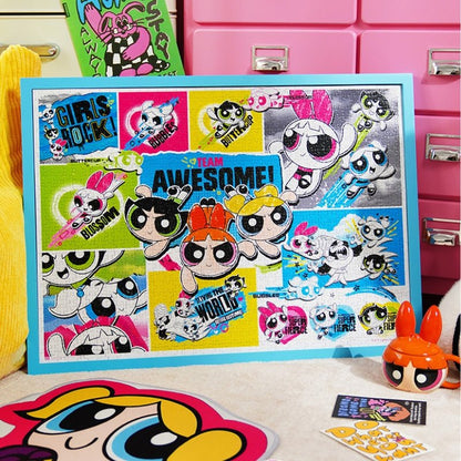 The Powerpuff Girls: Blossom, Bubbles and Buttercup | TOI | 1000 Piece Puzzle | Jigsaw Puzzle - Mystery Matrix