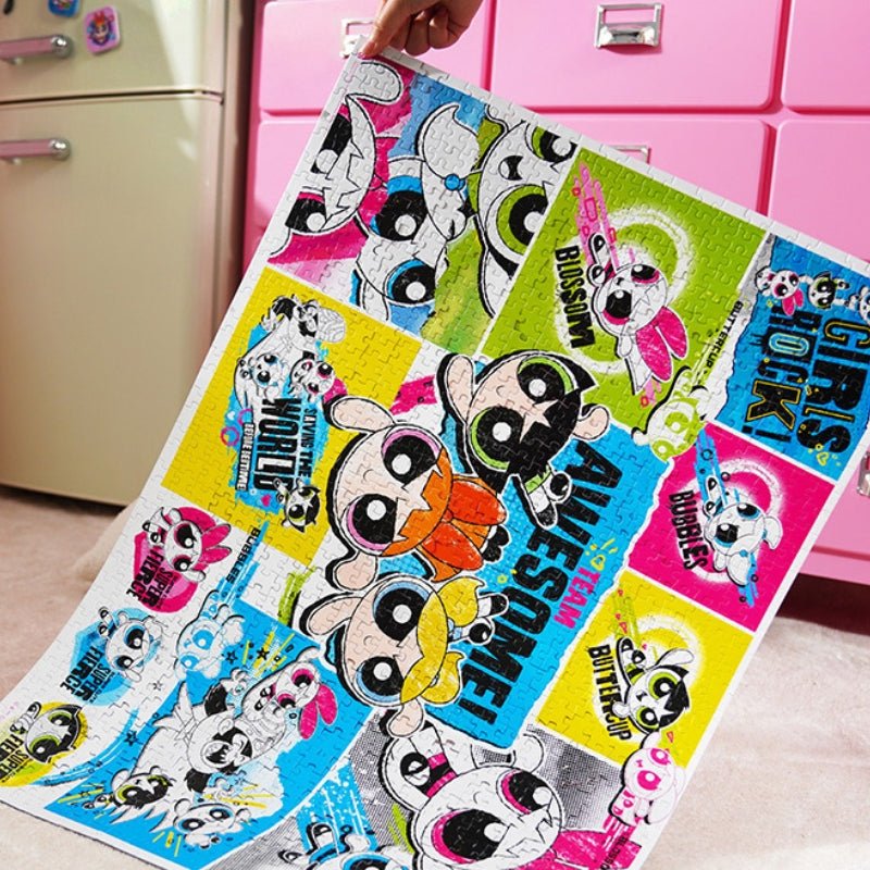 The Powerpuff Girls: Blossom, Bubbles and Buttercup | TOI | 1000 Piece Puzzle | Jigsaw Puzzle - Mystery Matrix