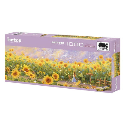 The Summer of Sunflowers | Botop | 1000 Piece Puzzle | Jigsaw Puzzle - Mystery Matrix