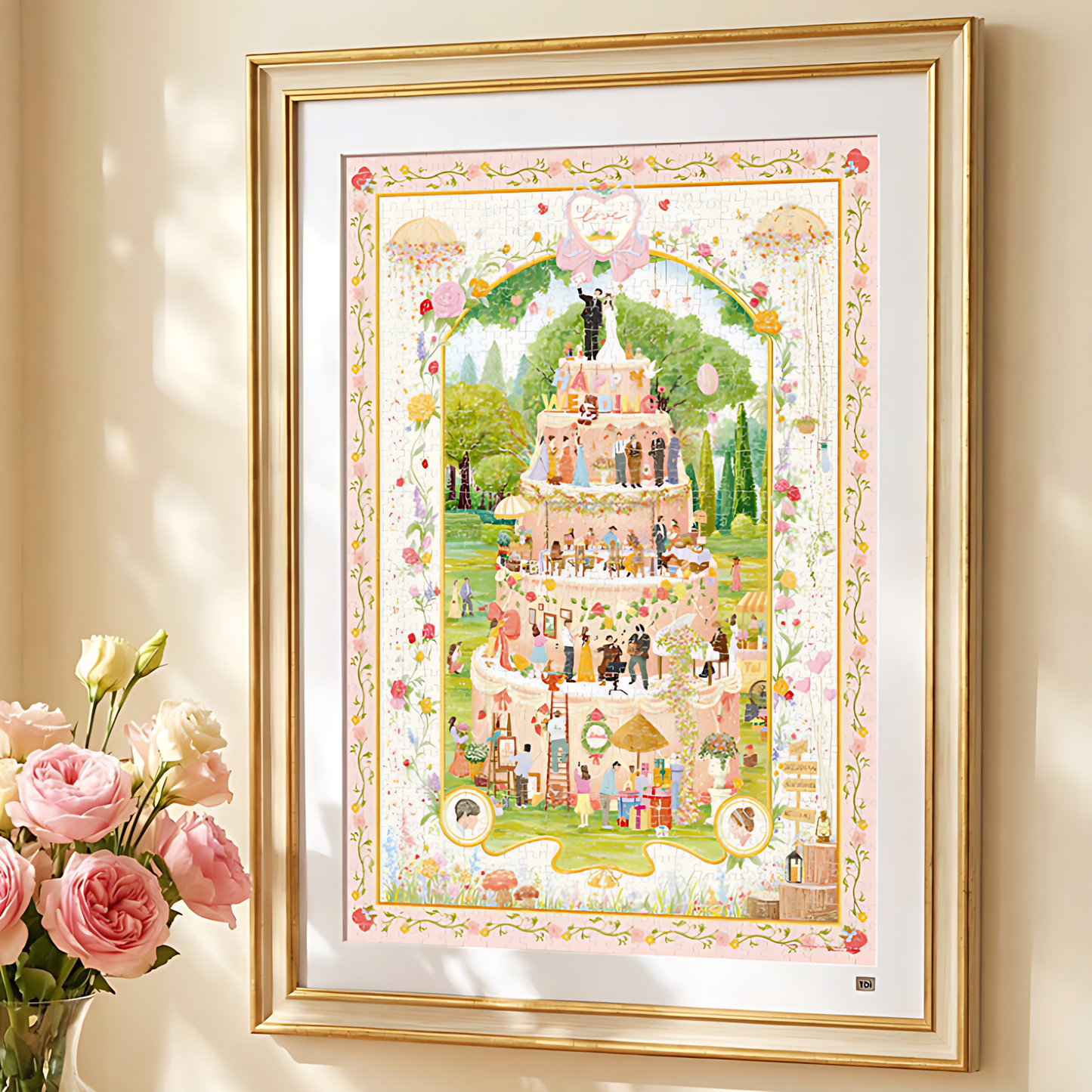 The Wedding Cake | TOI | 1000 Piece Puzzle | Jigsaw Puzzle - Mystery Matrix