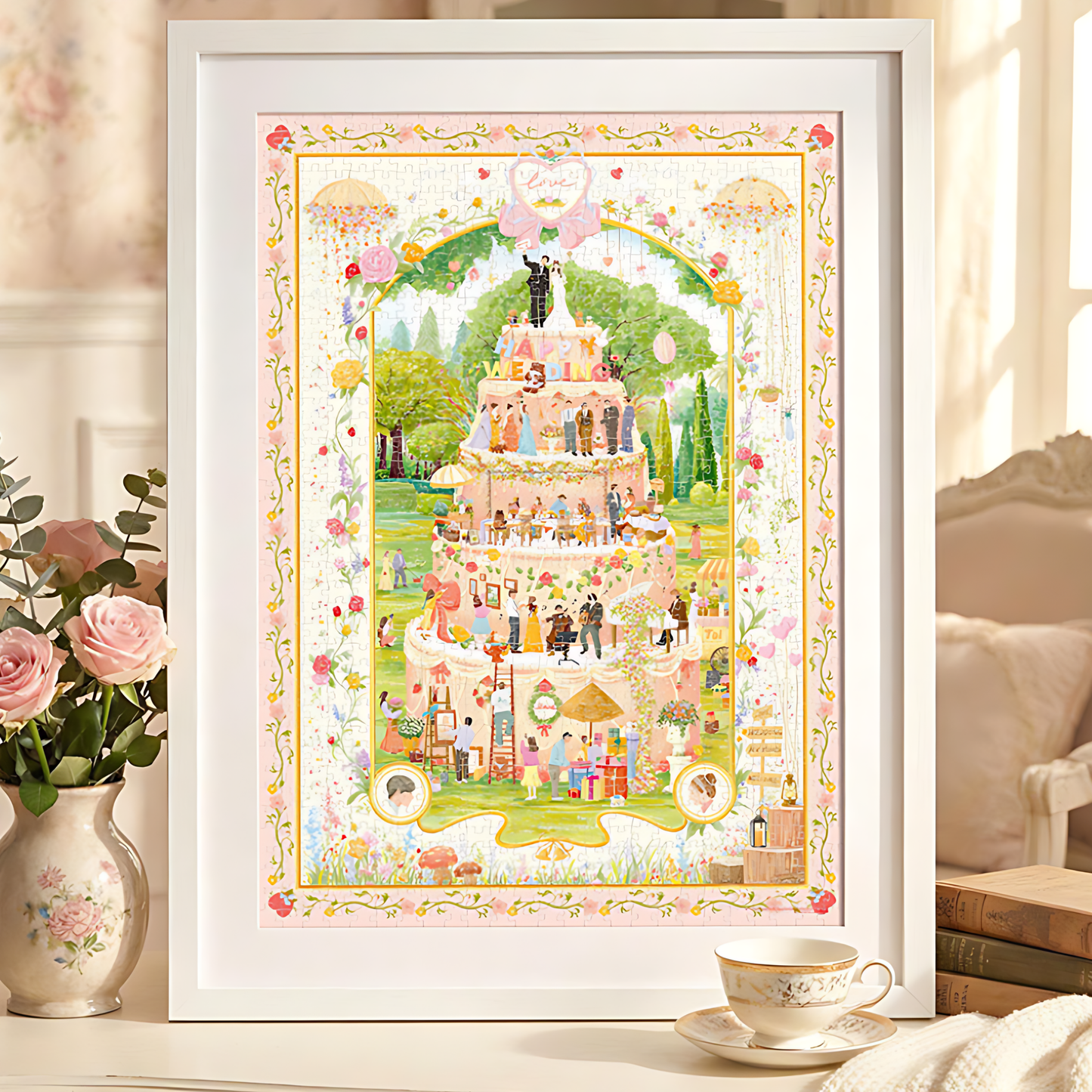The Wedding Cake | TOI | 1000 Piece Puzzle | Jigsaw Puzzle - Mystery Matrix
