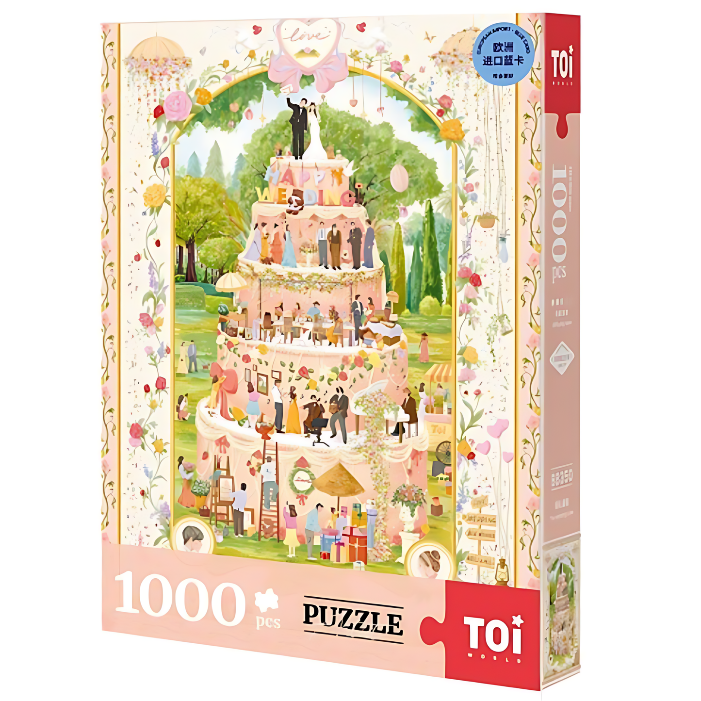 The Wedding Cake | TOI | 1000 Piece Puzzle | Jigsaw Puzzle - Mystery Matrix