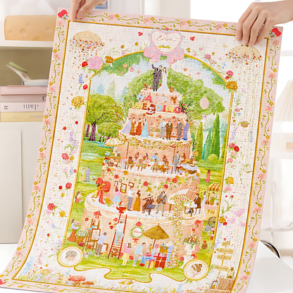 The Wedding Cake | TOI | 1000 Piece Puzzle | Jigsaw Puzzle - Mystery Matrix