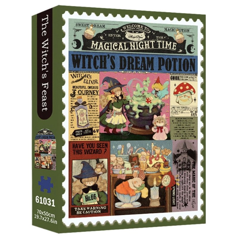 The Witch's Feast | TKX | 1000 Piece Puzzle | Jigsaw Puzzle - Mystery Matrix