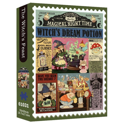 The Witch's Feast | TKX | 1000 Piece Puzzle | Jigsaw Puzzle - Mystery Matrix