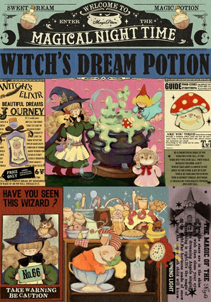 The Witch's Feast | TKX | 1000 Piece Puzzle | Jigsaw Puzzle - Mystery Matrix