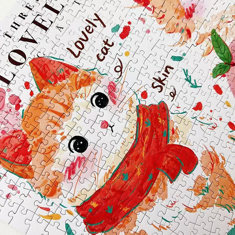 Three Orange Cats | Kessing | 1000 Piece Puzzle | Jigsaw Puzzle - Mystery Matrix